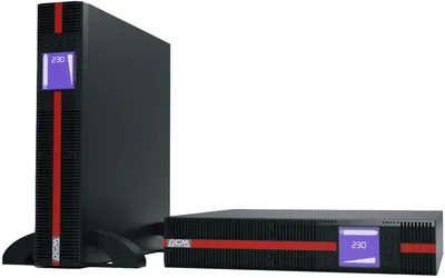 ИБП Powercom MRT-1000SE, 1000VA/1000W, On-Line, Rack/Tower, LCD