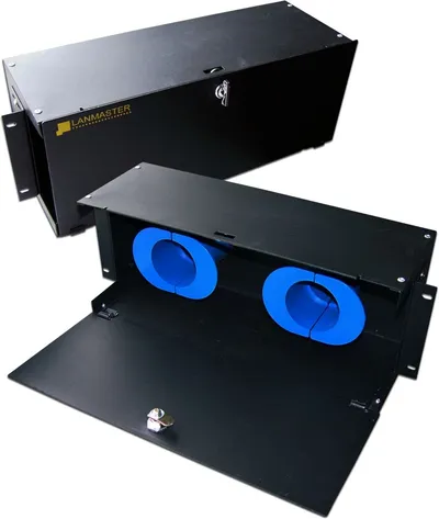 Кабельный организатор Lanmaster LAN-ORG/FO-4U, 19", 4U