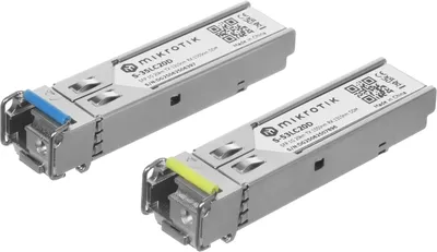 Трансивер MikroTik S-3553LC20D, комплект 2 шт SFP, 1.25G SM 20km