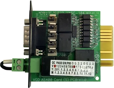 Релейная карта Powercom AS400 mini, сухие контакты, для MAS/MRT/MAC