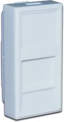 Вставка Lanmaster TWT-SIP-22N-WH, 22.5x45 мм, для Keystone