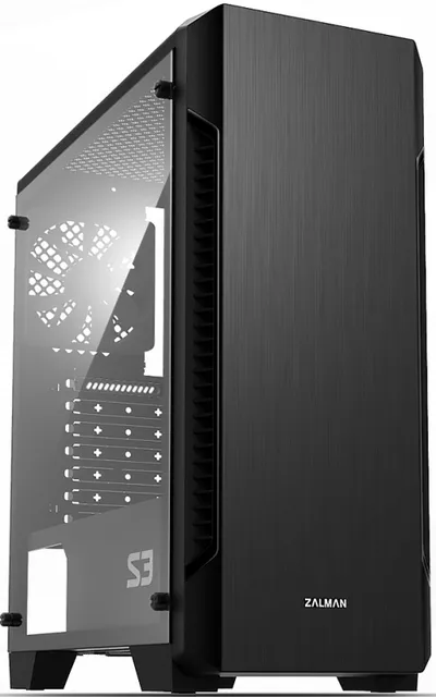 Корпус Zalman S3, MidTower, ATX, черный