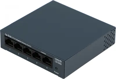 Коммутатор TP-Link LS105G, 5×1GbE, настольный/настенный
