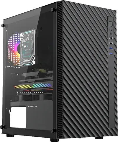 Корпус Accord ACC-508, mATX, без БП, черный
