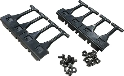 Кабельная гребенка Lanmaster LAN-DC-CB-4U-PF/S, 4U, 106 мм, черная