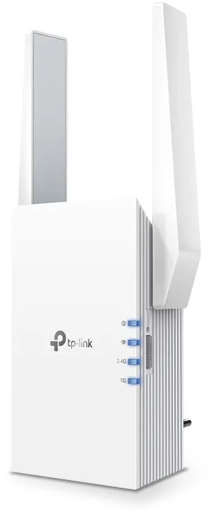 Усилитель Wi-Fi/ AX3000 Wi-Fi 6 Range Extender, 574 Mbps at 2.4 GHz + 2402 Mbps at 5 GHz, 2 ? External Antennas, 1 ? Gigabit Port, Qualcomm 1.0GHz Dual-Core CPU, 1024 QAM, HE160, Wall Plugged