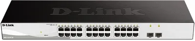 Коммутатор D-Link DGS-1210-26/F3A, 24×1GbE, 2×SFP, L2, 1U