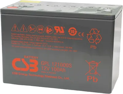 Батарея CSB GPL121000, 12V, 100Ah