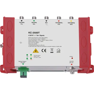 Передатчик оптический НПО Кабельные сети KC2500T, 4×SAT+TV
