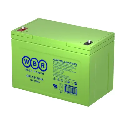Аккумулятор WBR GPL121000A, 12В