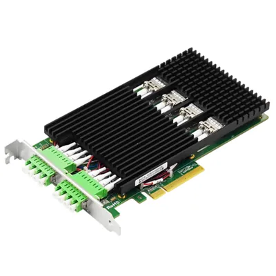 Сетевая карта LR-Link LRES8003PF-BP-LR, 4×10GbE SFP+, PCIe, Bypass
