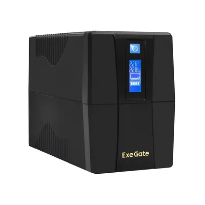ИБП Exegate EP285583RUS, 800 ВА/480 Вт, Line-Interactive, LCD, 4×IEC C13