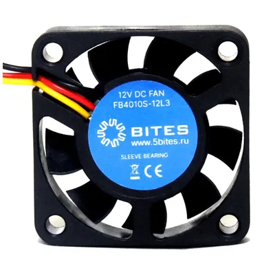 Вентилятор 5bites FB4010S-12L3, 40×40мм, 5000об/мин, 22дБ, 3-pin