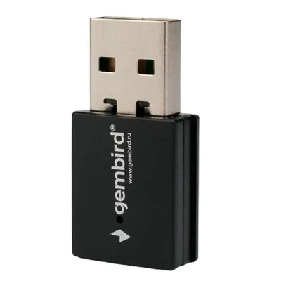 Сетевой адаптер Gembird WNP-UA-018, WiFi+Bluetooth, 600 Мбит, USB
