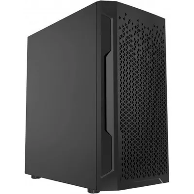 Корпус Powercase Mistral Micro Z2B CMIMZB-F2SI, mATX, Mesh, 2×120мм, чёрный