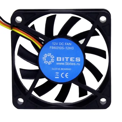 Вентилятор 5bites FB6010S-12H3, 60×60мм, 3800об/мин, 3-pin