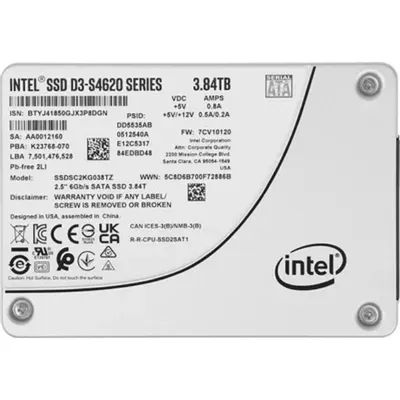 Накопитель SSD INTEL D3-S4620 3.8Tb 2.5" SATA-III SSDSC2KG038TZ01(1Z) SOLIDIGM