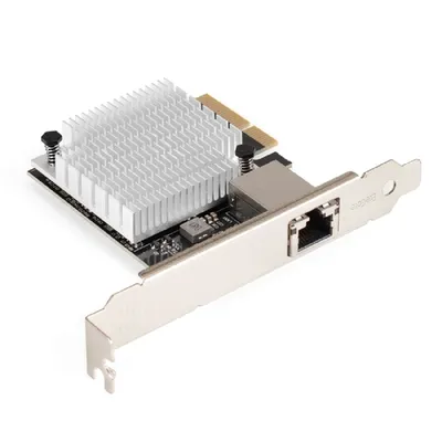 Сетевой адаптер Exegate EX296225RUS, PCI-E x4, 1×RJ45, 10GbE, Marvell AQC107S