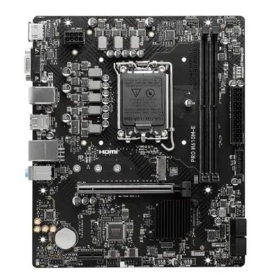Материнская плата MicroStar PRO H610M-E, LGA1700, Intel H610, mATX