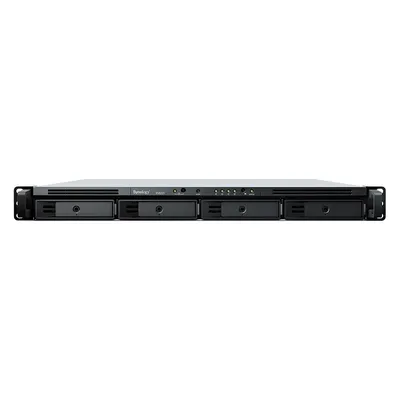 СХД Synology RS822+, 1U, 4xSATA, AMD Ryzen V1500B, 4xGbE