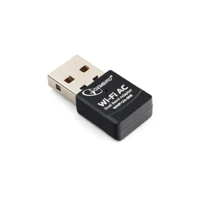 Сетевая карта Gembird WNP-UA-008, USB 2.0, 802.11ac, 600 Мбит/с