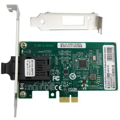 Сетевая карта LR-link LREC6230PF, 1GbE, SC, 1-port, PCIe x1