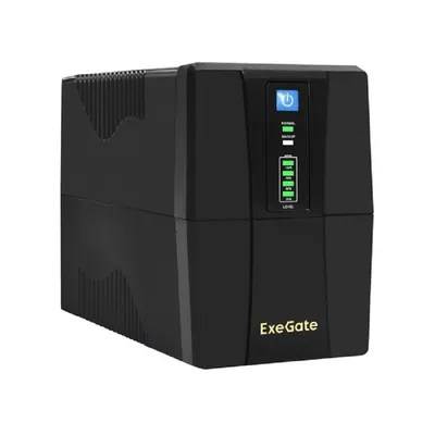ИБП ExeGate EX292764RUS, 600ВА/360Вт, AVR, 2×Schuko, USB