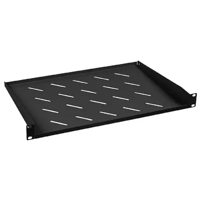 Полка 19" перфорированная консольная 1U глубина 315 мм Cabeus SH-J017-1U-315-BK Полка 19" перфорированная консольная 1U глубина 315 мм, цвет черный (RAL 9004)