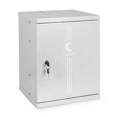 Cabeus WSC-8Um Шкаф телекоммуникационный настенный 10" 8U 326x300x405mm (ШхГхВ) дверь металл