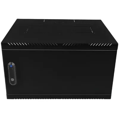 Шкаф настенный ЦМО ШРН-6.650.1-9005, 6U, 600×650 мм, металл, сварной, чёрный