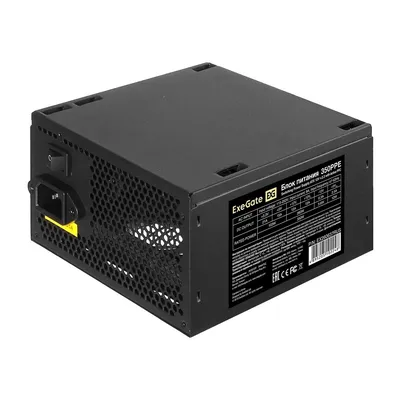 Блок питания ExeGate EX260637RUS, 350 Вт, ATX, APFC, 120 мм