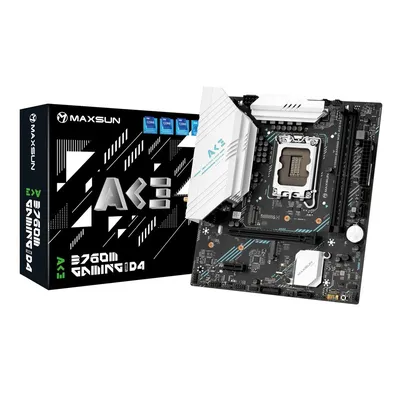 Материнская плата MAXSUN MS-B760M GAMING WIFI ACE D4, LGA1700, B760, mATX, DDR4