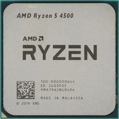 Процессор AMD Ryzen 5 4500 100-000000644, OEM, 6/12 ядер, 3.6/4.1 ГГц, AM4