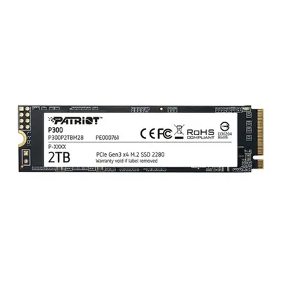 SSD Patriot P300P2TBM28, 2ТБ, M.2 PCI-E 3.0 x4, 2100/1650 МБ/с
