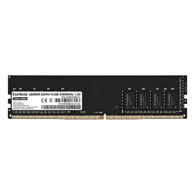Оперативная память ExeGate EX283086RUS, 16ГБ, DDR4, 2400МГц, DIMM