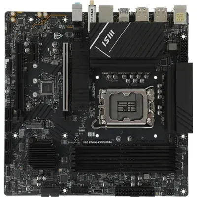 Материнская плата MICROSTAR PRO B760M-A WIFI DDR4, LGA1700, DDR4, mATX