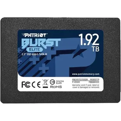 SSD Patriot PBE192TS25SSDR, 1920ГБ 2.5", SATA, 450МБ/с
