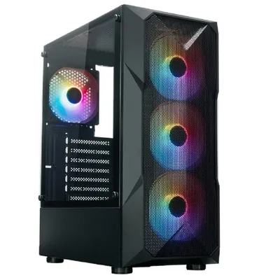 Корпус ПК XASTRA A304-4FC12F, A304, ATX, Mesh, 4×120мм