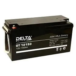 Аккумулятор Delta DT 12150, 12В/150Ач, AGM, клеммы М8