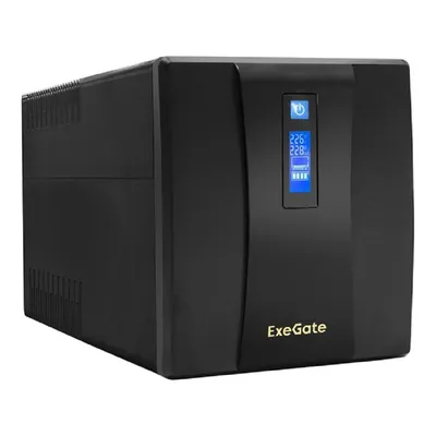 ИБП Exegate EP285503RUS, 1500VA/950W, LCD, AVR, 4×Schuko