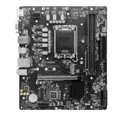 Материнская плата MICROSTAR PRO B760M-E DDR4, LGA1700, DDR4, mATX