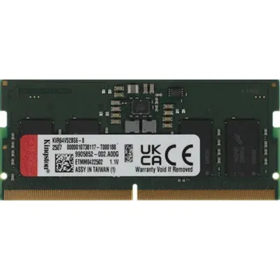 Модуль памяти Kingston KVR64V52BS6-8, DDR5-6400, 8ГБ, SO-DIMM, CL52