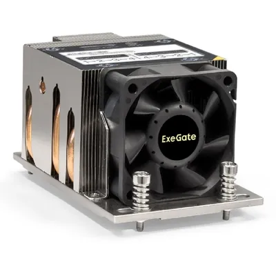 Кулер EXEGATE EX293436RUS, 2U, LGA SP3, TDP 240W, PWM