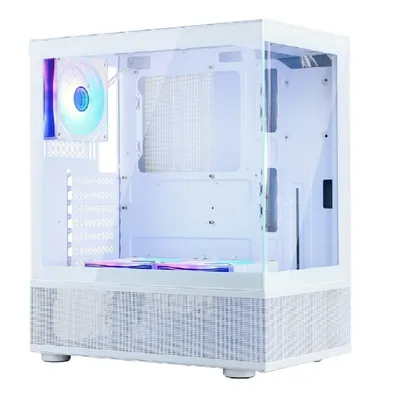 Корпус ПК 1STPLAYER Mi7-A-WH-2FC7R-W-1FC7-W, ATX, Midi Tower, белый