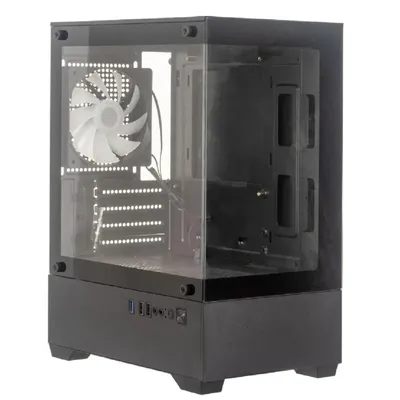 Корпус Accrod ACC-ZCU2B, ATX, Minitower, чёрный
