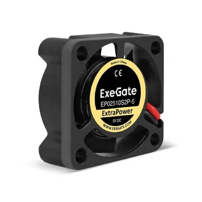 Вентилятор ExeGate EX295188RUS, 25×25×10мм, 5В, 2pin, 12000RPM