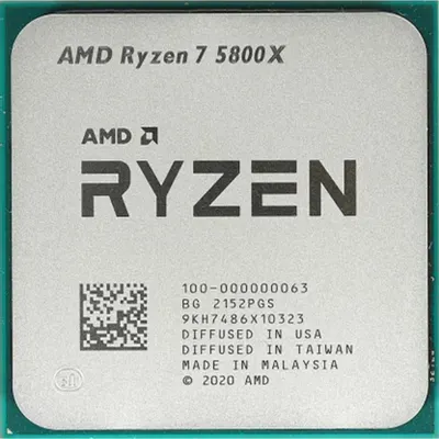 Центральный Процессор AMD RYZEN 7 5800X OEM (Vermeer, 7nm, C8/T16, Base 3,80GHz, Turbo 4,70GHz, Without Graphics, L3 32Mb, TDP 105W, SAM4) OEM (738296)