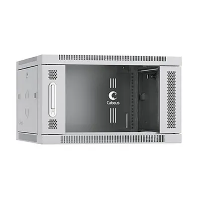 Шкаф Cabeus SH-05F-6U60/60, 6U, 600×600 мм, серый