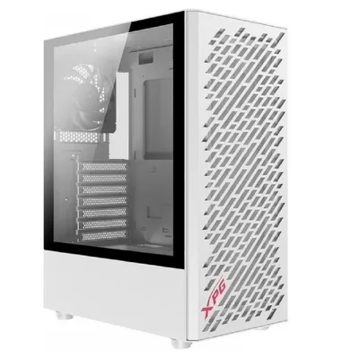 Корпус XPG VALORAIRMT-WHCWW, Mid-Tower, ATX, стекло, 4×120мм