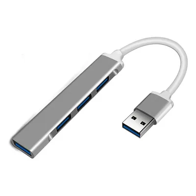 USB-хаб Orient CU-322, 4 порта, USB 3.0/2.0, алюминий